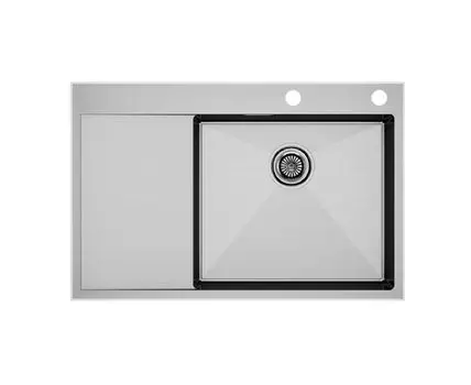 Кухонная мойка Paulmark KRONER-EDGE 78F PM777851-BSR нержавеющая сталь