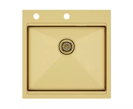 Кухонная мойка Paulmark KRONER-PRO 51 PM705151-BG брашированное золото