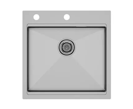 Кухонная мойка Paulmark KRONER-PRO 51 PM705151-BS нержавеющая сталь