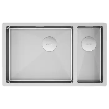 Кухонная мойка Paulmark NEXT 69/2S UNI PM226944-BSR брашированная сталь