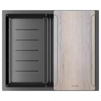 Кухонная мойка Paulmark NEXT-MULTI SINK 54 UNI PM785445-GM вороненая сталь