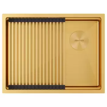 Кухонная мойка Paulmark NEXT-PRO 58 UNI PM705845-BG брашированное золото