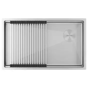 Кухонная мойка Paulmark NEXT-PRO 74 UNI PM707445-BS брашированная нержавеющая сталь