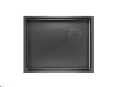 Кухонная мойка Paulmark NEXT-SKEW 54 UNI PM885444-GM вороненая сталь