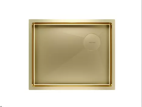 Кухонная мойка Paulmark NEXT-SKEW 54 UNI PM885444-BG брашированное золото