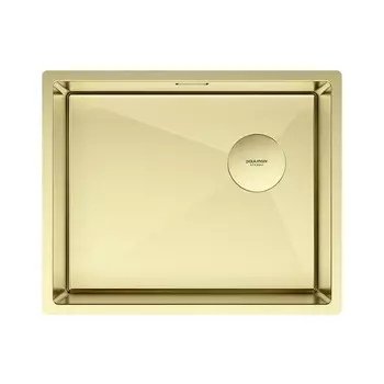 Кухонная мойка Paulmark NEXT-SKEW 54 UNI PM885444-LG светлое золото