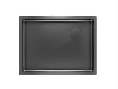 Кухонная мойка Paulmark NEXT-SKEW 58 UNI PM885844-GM вороненая сталь