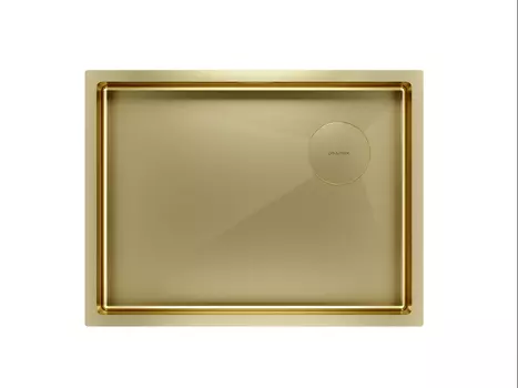 Кухонная мойка Paulmark NEXT-SKEW 58 UNI PM885844-BG брашированное золото