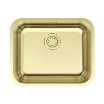 Кухонная мойка Paulmark VELLO 53 UNI VE53-LG светлое золото