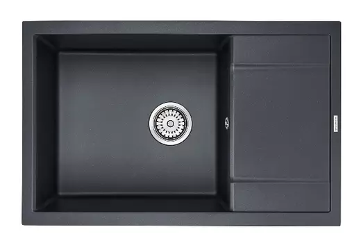 Кухонная мойка Paulmark FLUGEN 60 PM317850-BLM черный металлик