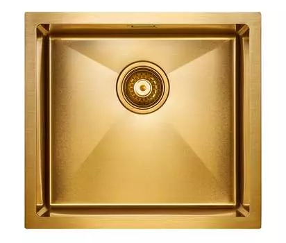 Кухонная мойка Paulmark ALLER 48 UNI PM804844-BG брашированное золото