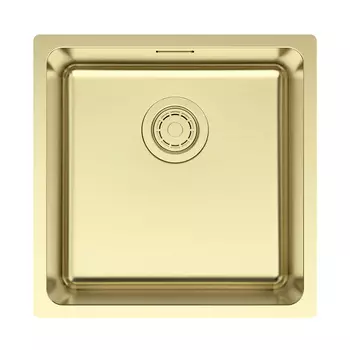 Кухонная мойка Paulmark YUNI 44 UNI YU44-LG светлое золото
