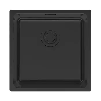 Кухонная мойка Paulmark YUNI 44 UNI YU44-MBN матовый черный