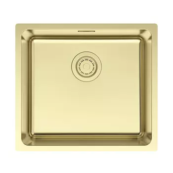 Кухонная мойка Paulmark YUNI 49 UNI YU49-LG светлое золото