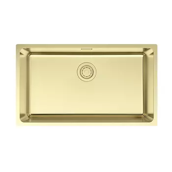 Кухонная мойка Paulmark YUNI 76 UNI YU76-LG светлое золото