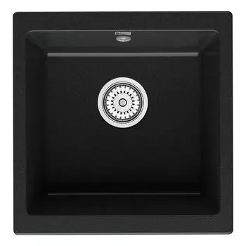 Кухонная мойка Point Бату 45 см PN3008B черная