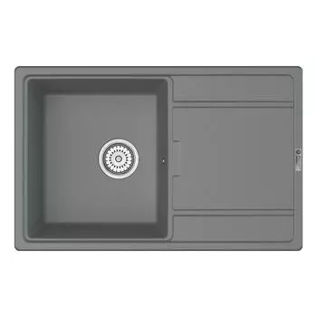 Кухонная мойка Point Лаура 78 см PN3005AL серая