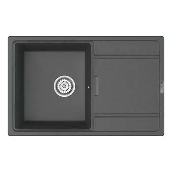 Кухонная мойка Point Лаура 78 см PN3005GR графит