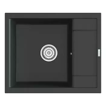 Кухонная мойка Point Римо 60 см PN3010B черная