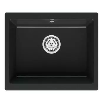 Кухонная мойка Point Сидли 55 см PN3007B черная