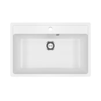 Кухонная мойка Ulgran 76 см U-600-341 ультра-белая