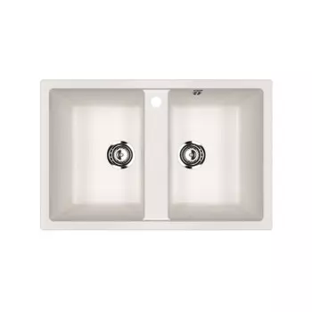 Кухонная мойка Ulgran 77 см U-608-331 белая