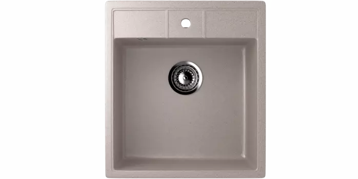 Кухонная мойка Ulgran Classic 45 см U-406-302 бежевая