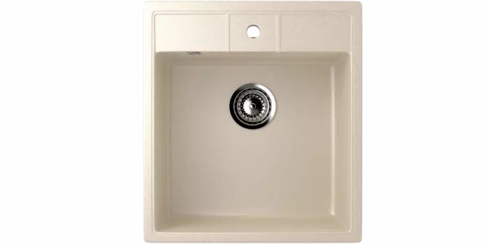 Кухонная мойка Ulgran Classic 45 см U-406-328 бежевая