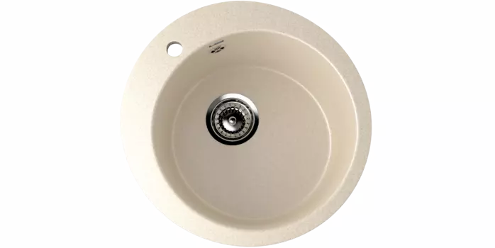 Кухонная мойка Ulgran Classic 50 см U-405-328 бежевая