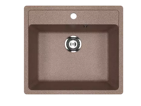 Кухонная мойка Ulgran Classic 56 см U-104-307 коричневая