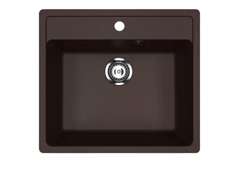 Кухонная мойка Ulgran Classic 56 см U-104-345 коричневая