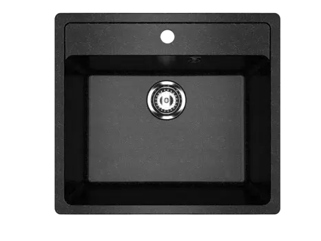 Кухонная мойка Ulgran Classic 56 см U-104-308 черная