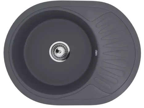 Кухонная мойка Ulgran Classic 57 см U-107m-343 серая