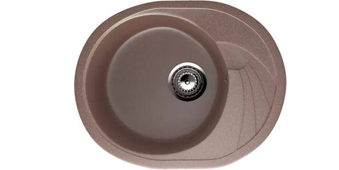 Кухонная мойка Ulgran Classic 57 см U-403-307 коричневая