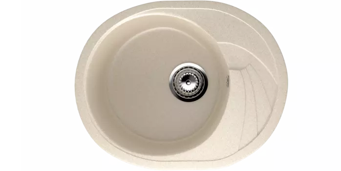 Кухонная мойка Ulgran Classic 57 см U-403-328 бежевая