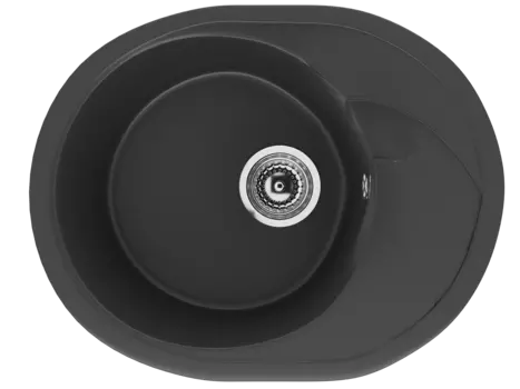 Кухонная мойка Ulgran Classic 57 см U-403-344 черная