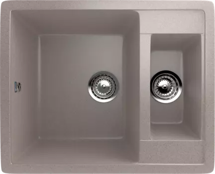 Кухонная мойка Ulgran Classic 60 см U-106-302 бежевая