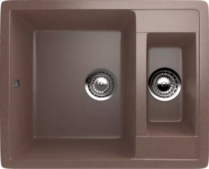 Кухонная мойка Ulgran Classic 60 см U-106-307 коричневая
