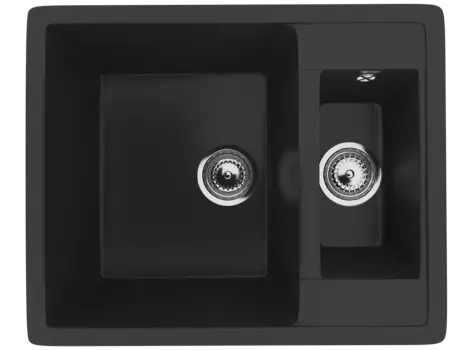 Кухонная мойка Ulgran Classic 60 см U-106-344 черная