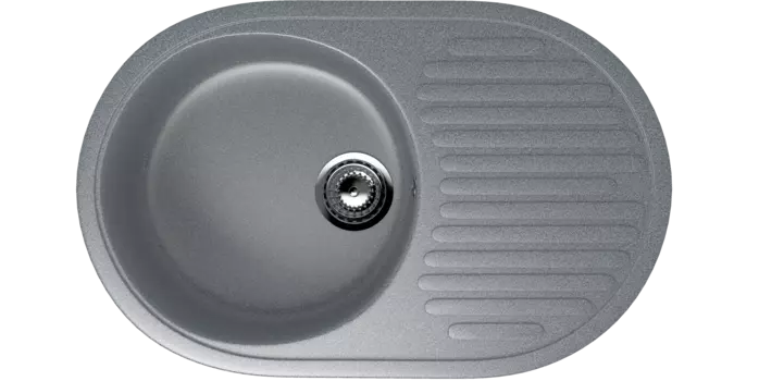 Кухонная мойка Ulgran Classic 72 см U-107-309 серая