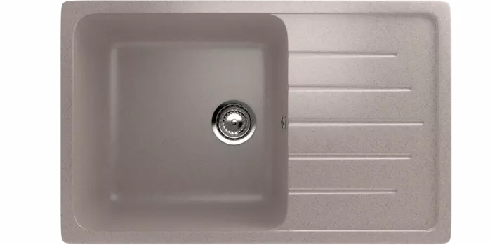 Кухонная мойка Ulgran Classic 75 см U-400-302 бежевая