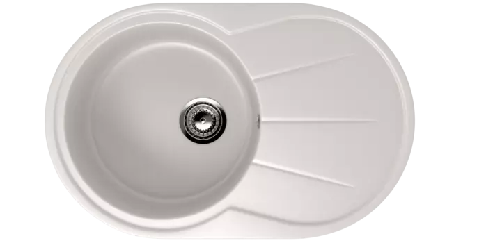 Кухонная мойка Ulgran Classic 75 см U-503-331 белая