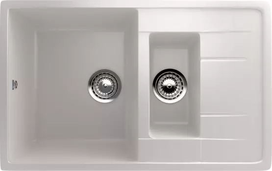 Кухонная мойка Ulgran Classic 77 см U-205-331 белая