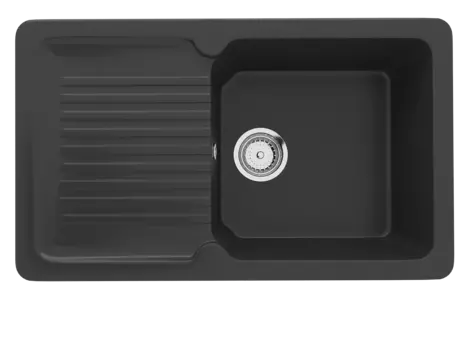 Кухонная мойка Ulgran Classic 77 см U-506-344 черная