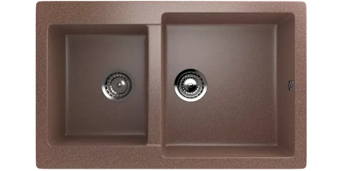 Кухонная мойка Ulgran Classic 77 см U-505-307 коричневая