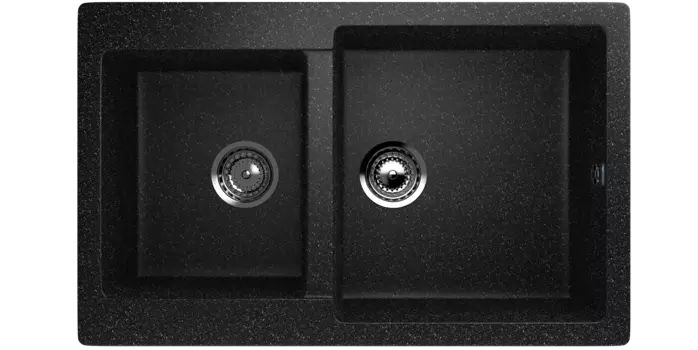 Кухонная мойка Ulgran Classic 77 см U-505-308 черная