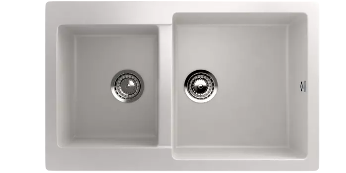 Кухонная мойка Ulgran Classic 77 см U-505-341 белая