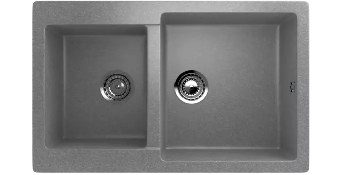 Кухонная мойка Ulgran Classic 77 см U-505-342 серая