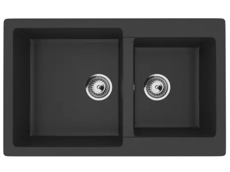 Кухонная мойка Ulgran Classic 77 см U-505-344 черная
