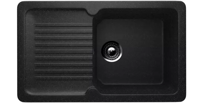 Кухонная мойка Ulgran Classic 77 см U-506-308 черная